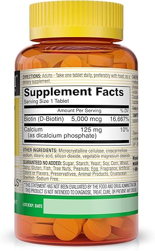 Miniatura 2 de Mason BIOTIN 5000MCG 60 por botella