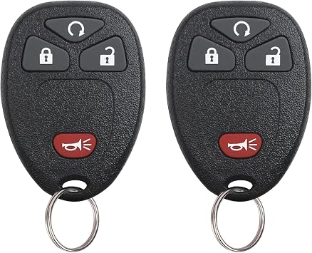 Key Fob Keyless Entry Remote Replacement for Chevy Silverado Avalanche Equinox Express Traverse GMC Yukon Sierra 1500 2500 3500 HD Acadia Savana Buick Enclave 2007 2008 2009 2010 2011 2012 2013