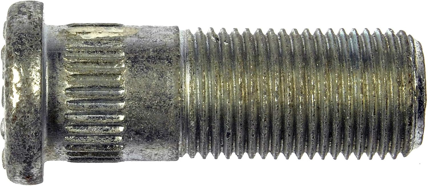 Dorman 610-224 Front 5/8-18 Serrated Wheel Stud - .653 in. Knurl, 1-3/4 in. Length Compatible with Select Ford Models, 10 Pack (Made in USA)