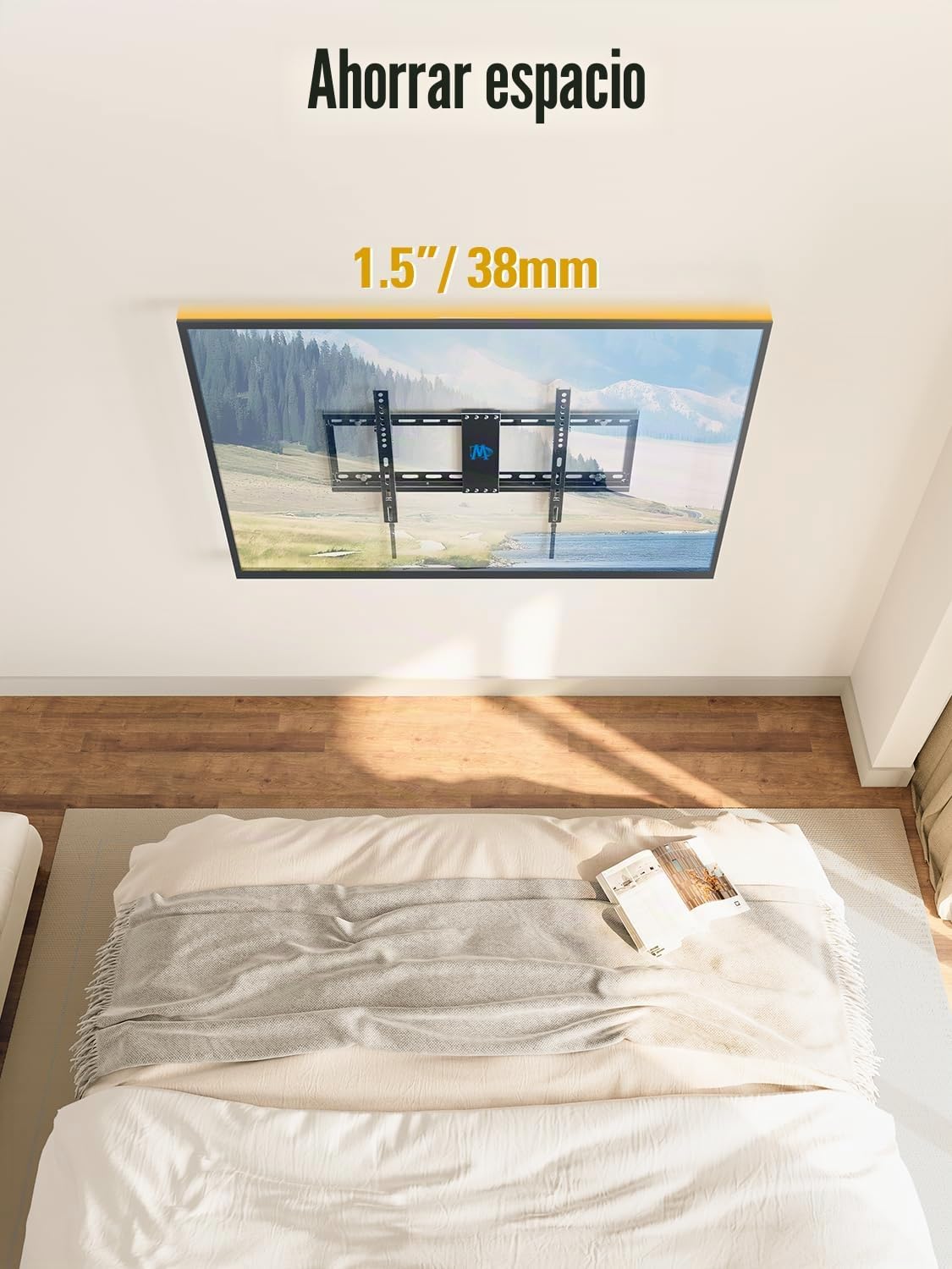 Mounting Dream Soporte de Pared de TV Inclinable Soporte TV para Muchos 37-70 Pulgadas LED, LCD, OLED y Plasma Televisores de hasta VESA 600x400mm y 60 kg, Cable HDMI de 1,5m Incluido, MD2268-LK-02