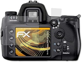 atFoliX Screen Protector compatible with Sony Alpha a850 DSLR-A850 Screen Protection Film, anti-reflective and shock-absorbing FX Protector Film (Set of 3)