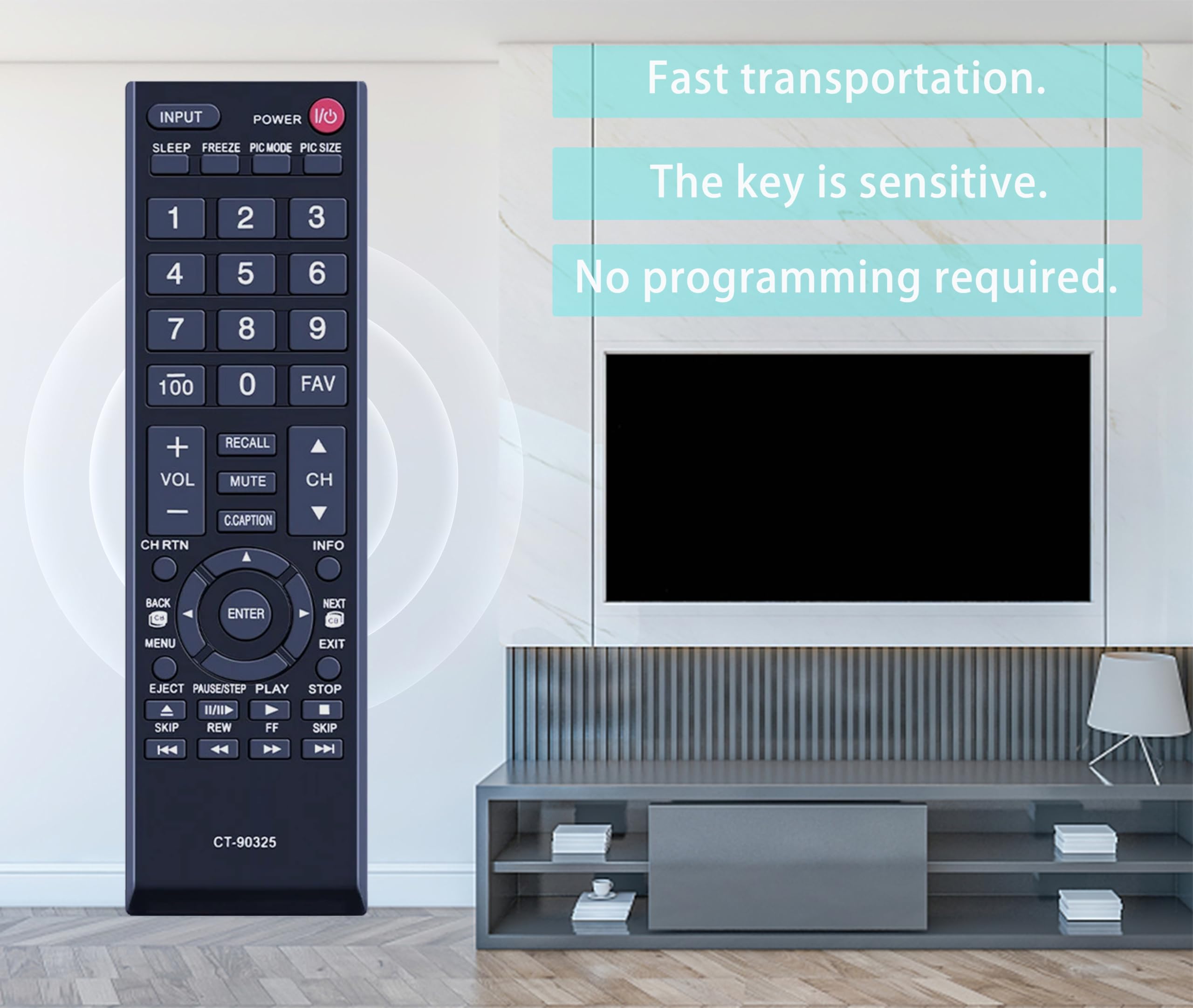 Nuovo Telecomando Ct-90325 Sostituito Adatto Per Toshiba Tv - Foto 3