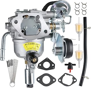 541-0765 Carburetor Fits for Onan 5500 7000 Grand Marquis Gold Generator HGJAA HGJAB-901D HGJAB-900 5.5HGJAB-6755K Replaces 5410765, 146-0774, 141-0983 With Cleaning Brush and Gaskets