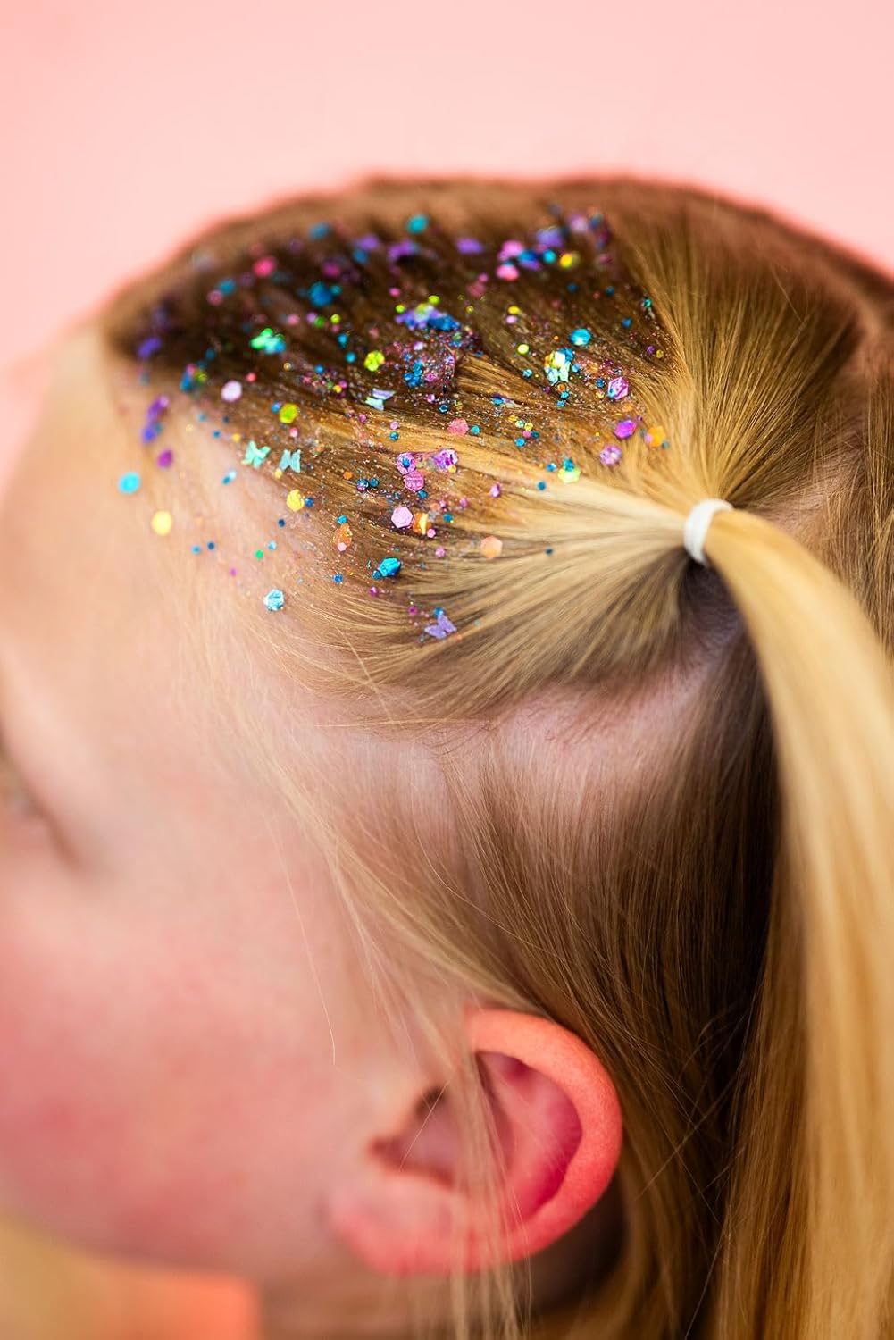 Hair Glitter Gel by Gussy Up– Water-Based Quick-Drying Sparkle for Kids & Adults – Clear-Dry Formula - Washable Festival & Party Hair Glitter – 20ml Jar (Hair Glitter Bundle)