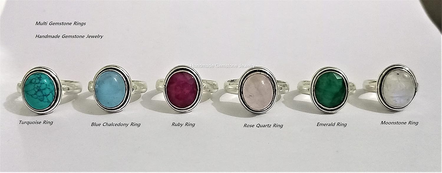 Emerald Ring, Green Stone Ring, August Birthstone Ring, Boho Ring, Handmade Ring, Gift For Her, Women Ring, Charm Ring, Cocktail Ring, Birthday Gifts, Boho Ring, Mothers Day Gifts