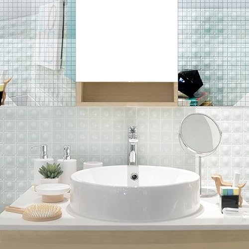 Miniatura 4 de Espejos autoadhesivos, azulejos de mosaico, azulejos de espejo autoadhesivos, azulejos de espejo de discoteca para manualidades, azulejos de