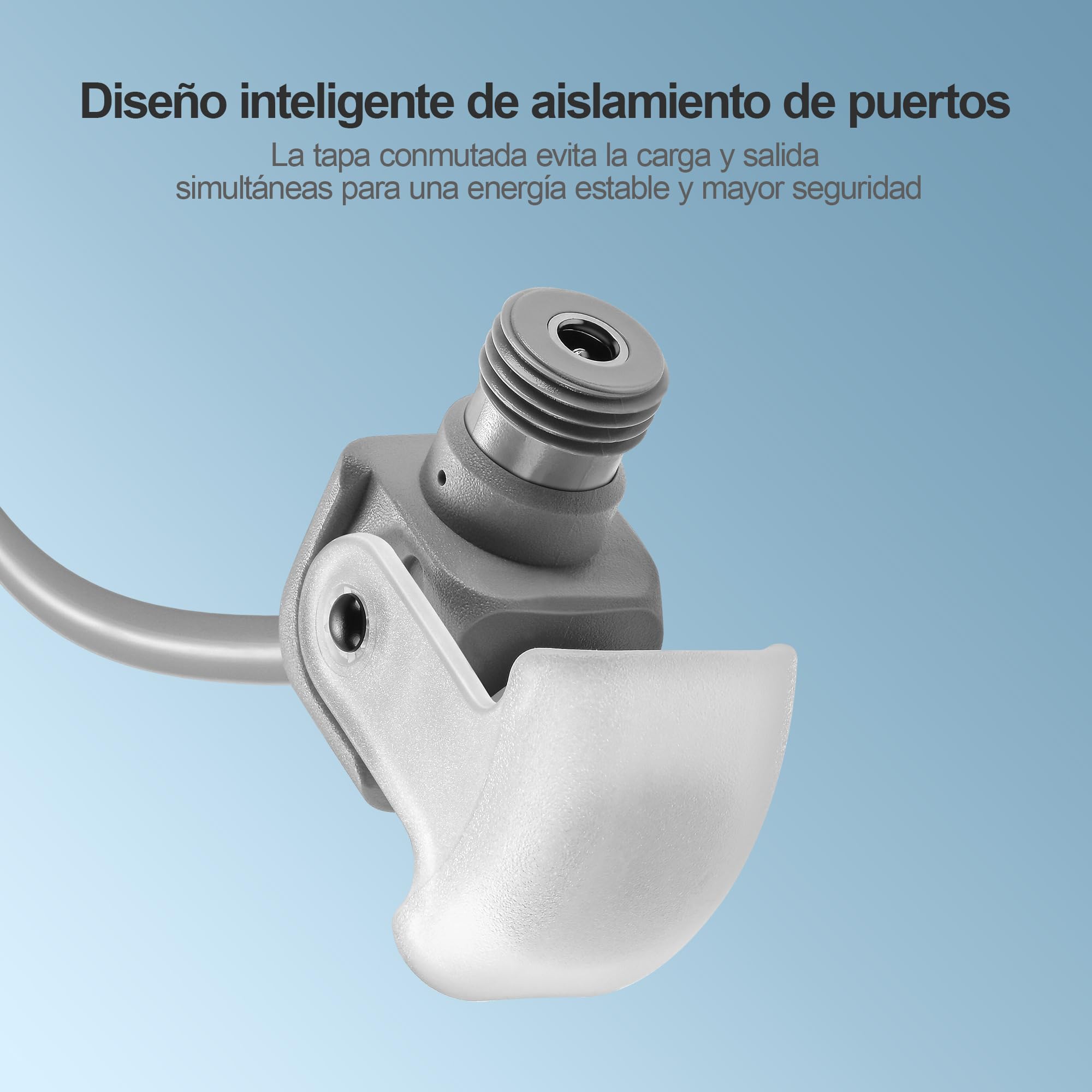 HUTT S7 Plus Robot Limpiacristales con Fuente de Energía Portátil, Sistema Dual Drive Flotante 3D, Carga Durante el Funcionamiento, Pulverización Automática y Protección Múltiple, Blanco