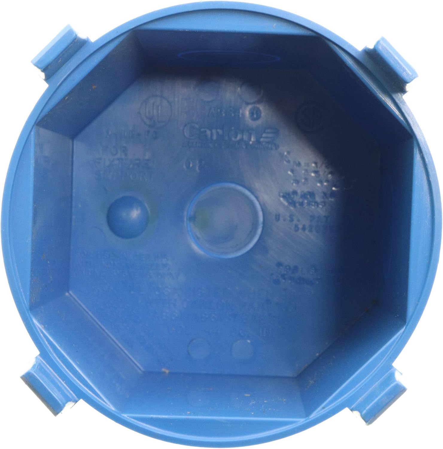 Carlon A864E 4S Non-Metallic ENT Mud-Box Cover, 3/4-Inch Knockouts, 4-Inch, (10-Pack)