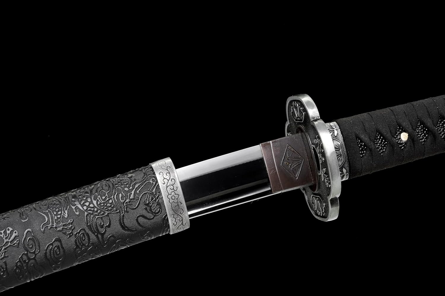 Sekiro: Shadows Die Twice Kusabimaru Inspired Real Japanese Samurai Katana, Hand-Forged Sharp High-Carbon Steel Full Tang Sword for Cosplay