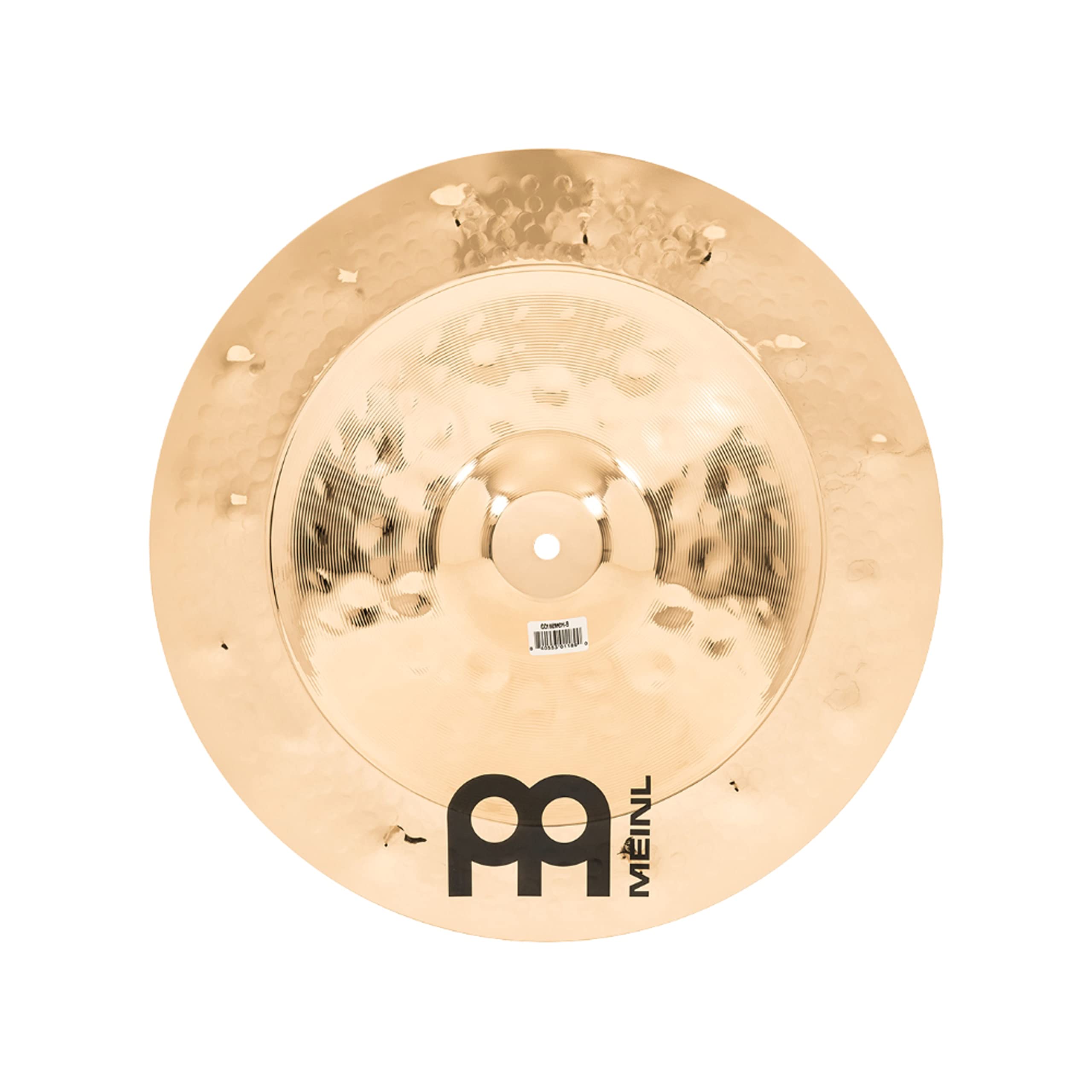 Meinl Cymbals Classics Custom Extreme Metal China — 16 Zoll (Video) Schlagzeug Becken (40,64cm) B12 Bronze, Brilliantes Finish (CC16EMCH-B)