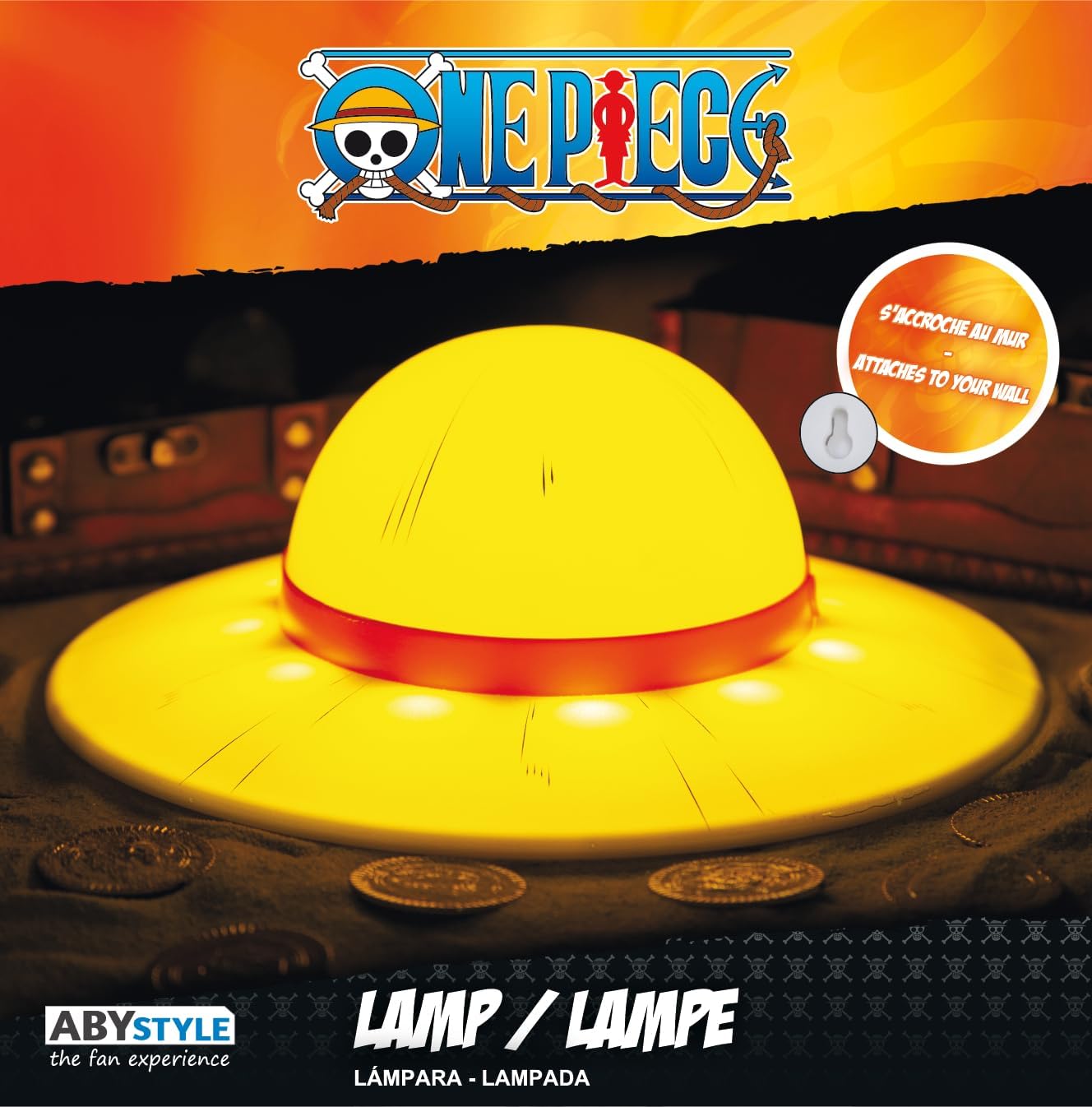 One Piece - Straw Hat Lamp (ABYSTYLE)