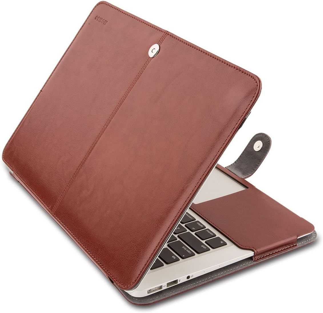 MOSISO PU Leather Case Compatible with MacBook 12 inch Case