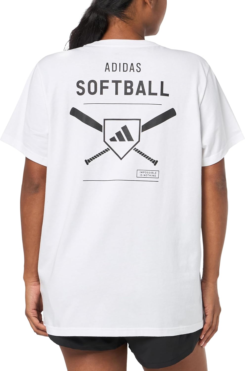 adidas Womens Softball Graphic T-Shirt
