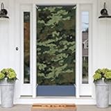 FZQVSGW Green Military Camo Door Cover Decoration Welcome Door Banner Porch Sign Hanging Wall Decoration Background Banner for Yard Garden Porch Lawn