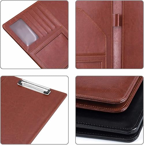 Vista 168 de WAVEYU Funda tipo cartera para mujer, bonita carpeta de cubierta de padfolio, organizador de documentos legales para Girasol