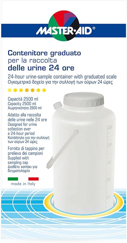 MASTER AID Vizelet Gyűjtő Tartály 2500 ml 24 Órás Használatra