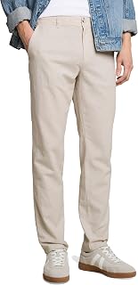 TOM TAILOR Herren TTREGULAR Chino Hose mit Leinenanteil 1051618
