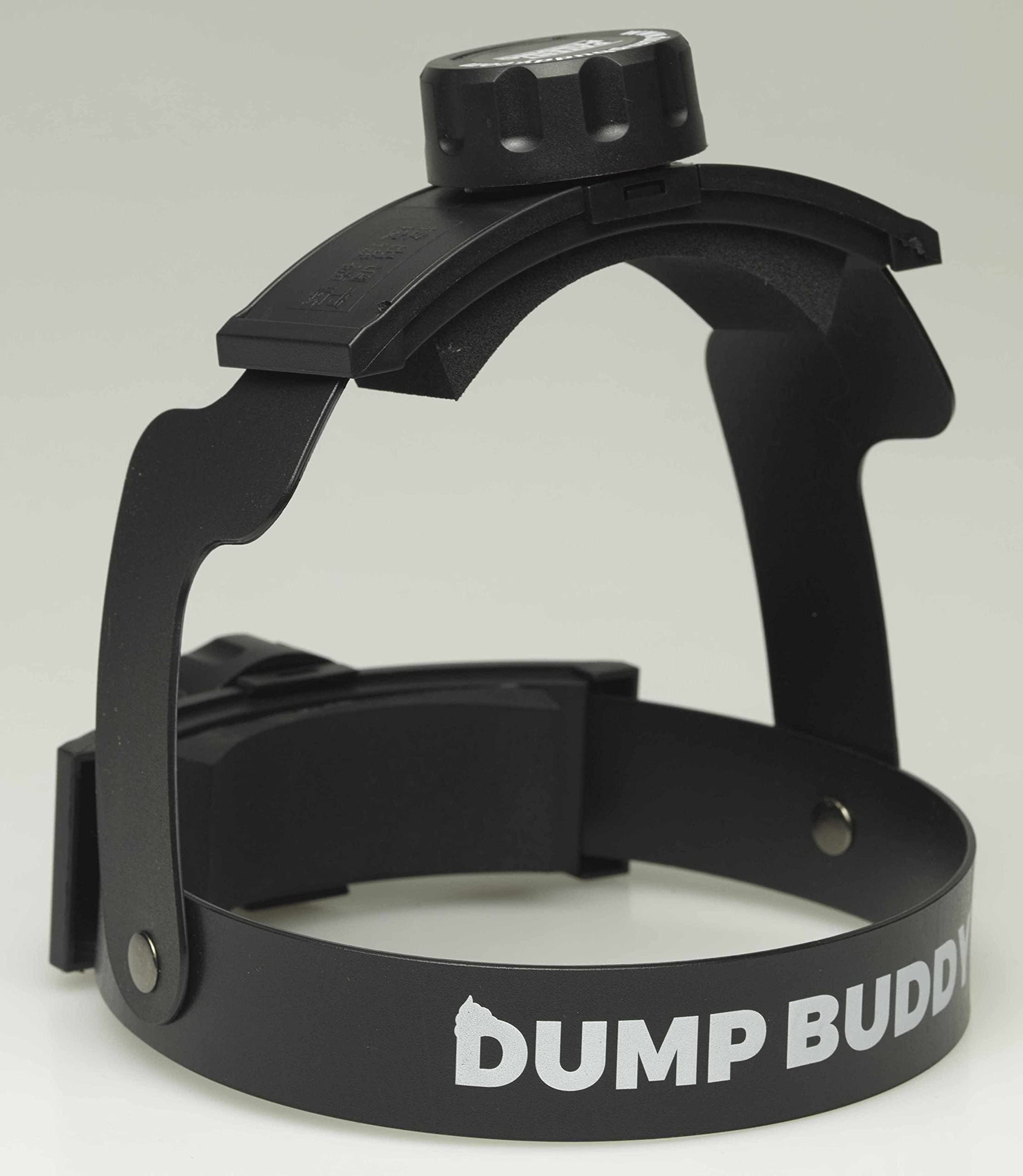 Dump Buddy RV Waste Management Device, Black, RV Sewer Adapter, 3-5.75" OD, ABS, HDPE, 1 Pack, Compact, Easy to Use & Clean, Secure, Prevents Spills, Patent# 11,022,246