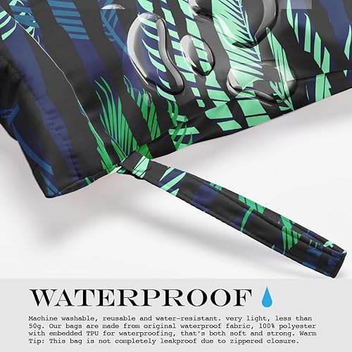 Miniatura 6 de Bolsa húmeda, bolsa húmeda para traje de baño, viajes, playa, piscina, pañales, ropa sucia de yoga, gimnasio, bolsa de maquillaje, impermeable,