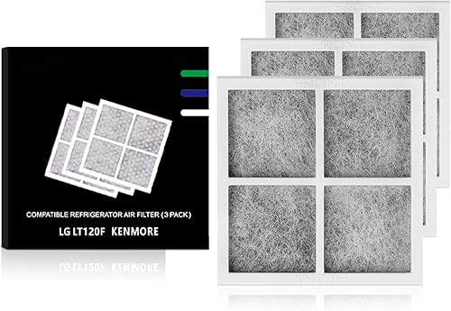 Miniatura 1 de Filtro de aire de repuesto para refrigerador LT120F para LG  Compatible con Kenmore Elite 9918  Filtros de aire de carbón activado  Reemplaza