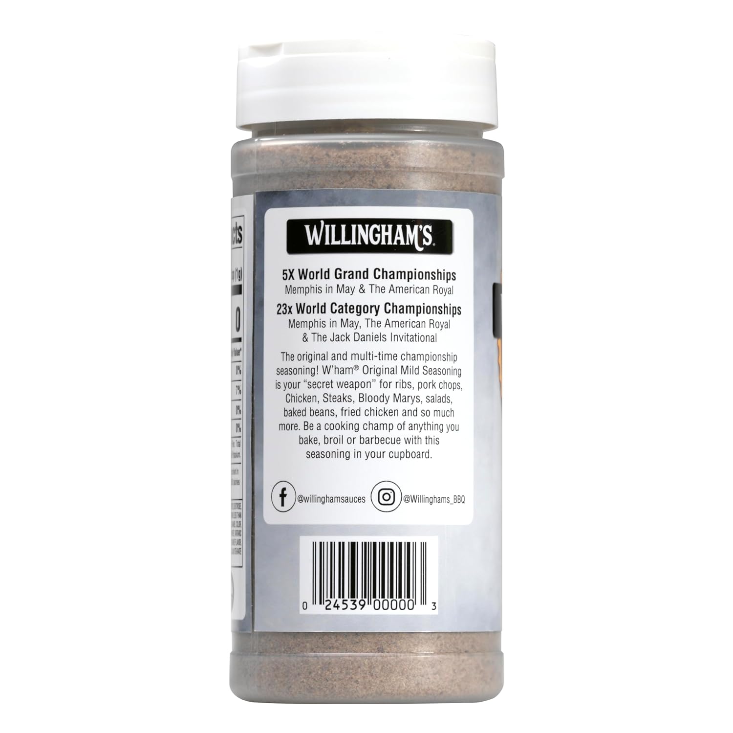 Willingham's W'ham Seasoning - Original Mild (Pack of 2)