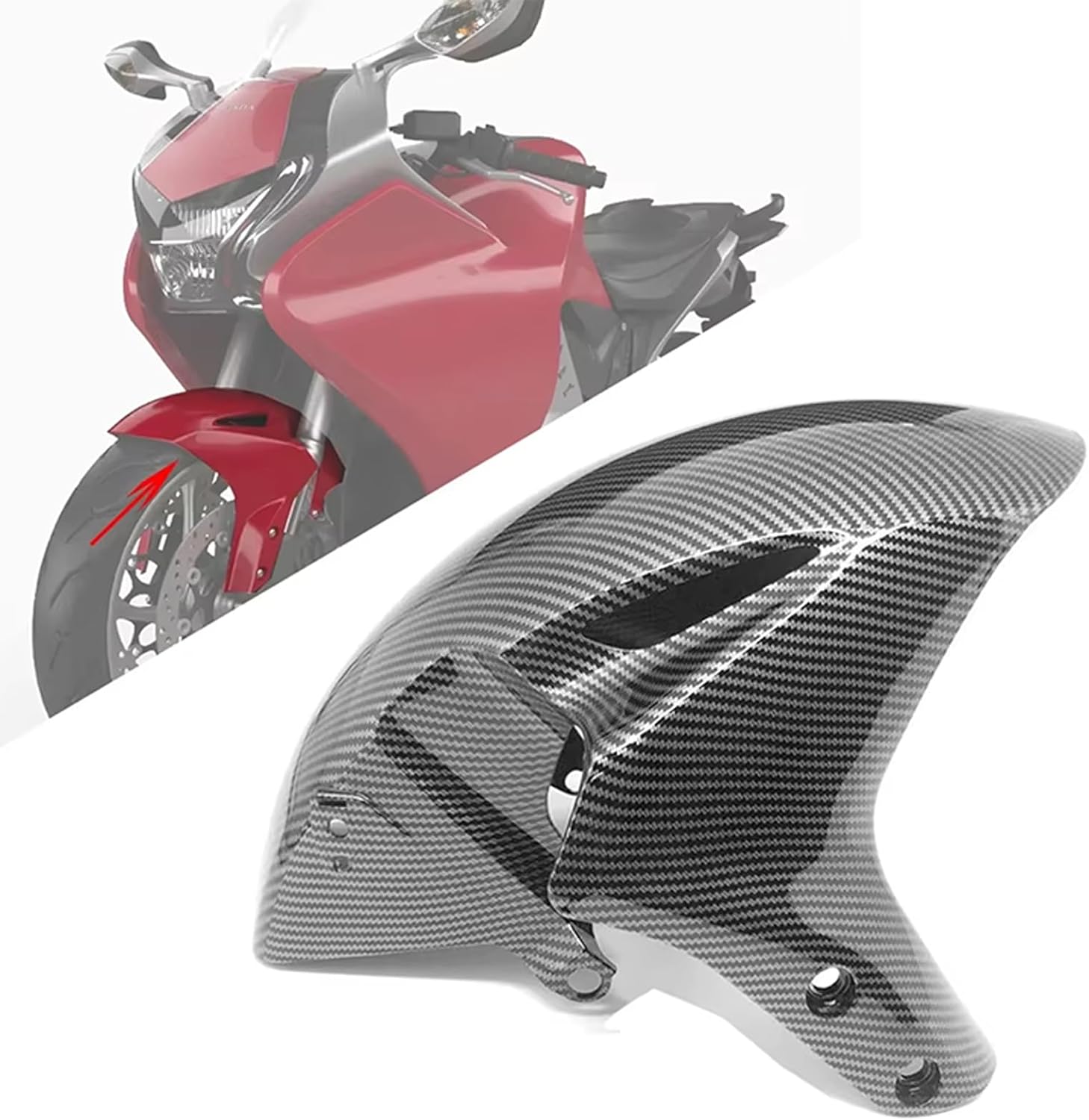 オートバイパーツフロントフェンダー ホンダ VFR1200 2010-2017 CBR1000RR 2004 2005 マッドガード