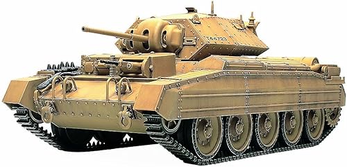 Tamiya 32541 – 1:48 British Tank Crusader Mk.I & II, Construcción de modelos, Construcción, Manualidades, Hobby, Pegado, Kit de plástico, Sin