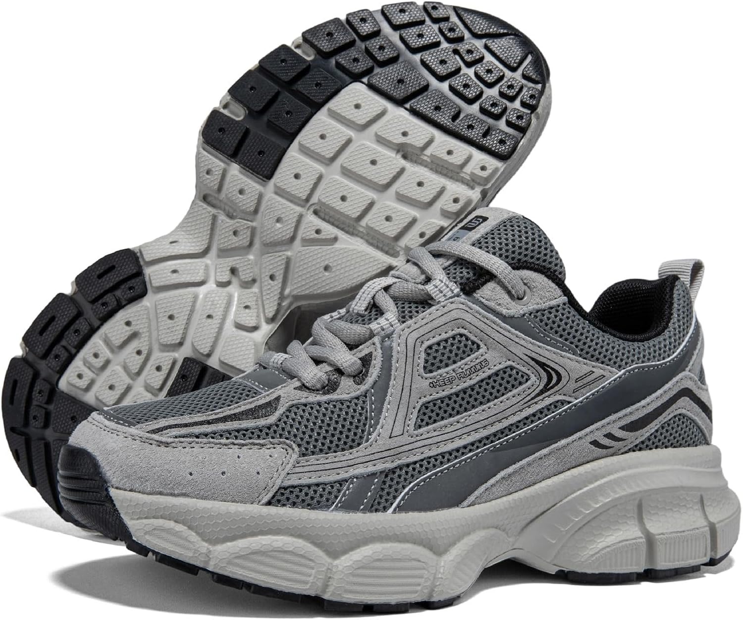 BAASPLOA Women's Chunky Fashion Sneakers Casual Sports Shoes Mesh Breathable Athletic Gym Workout Tennis Shoe Platform Thick Walking Shoes - Image 6