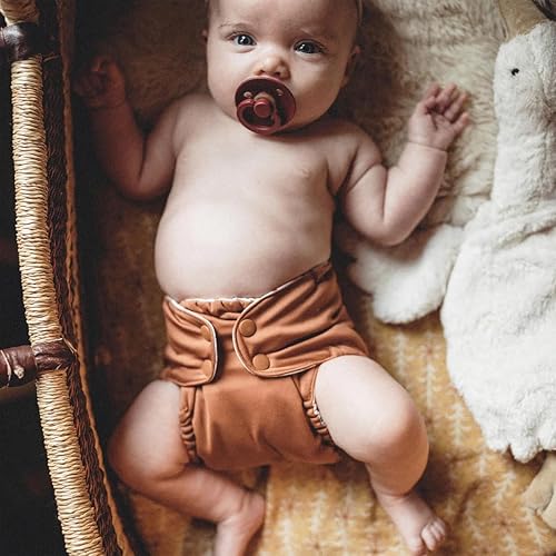 Miniatura 2 de Esembly Pañal exterior de tela, cubierta de pañal de tela impermeable, pañal de natación, capa a prueba de fugas y transpirable sobre preplegados,