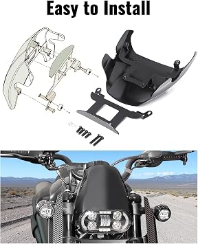 Front Fairing Headlight Covers for Harley Sportster S 1250 RH1250 2021-2023