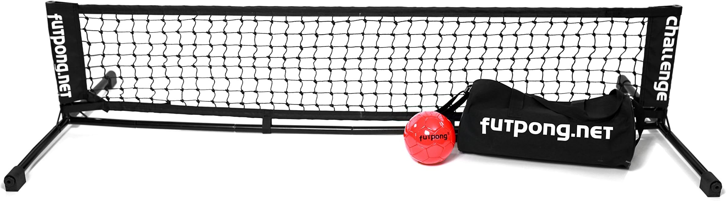 Futpong Pro Set - Portable Skill Development Game, Includes 6' Wide net, Official Ball, Carrying Bag & Rules