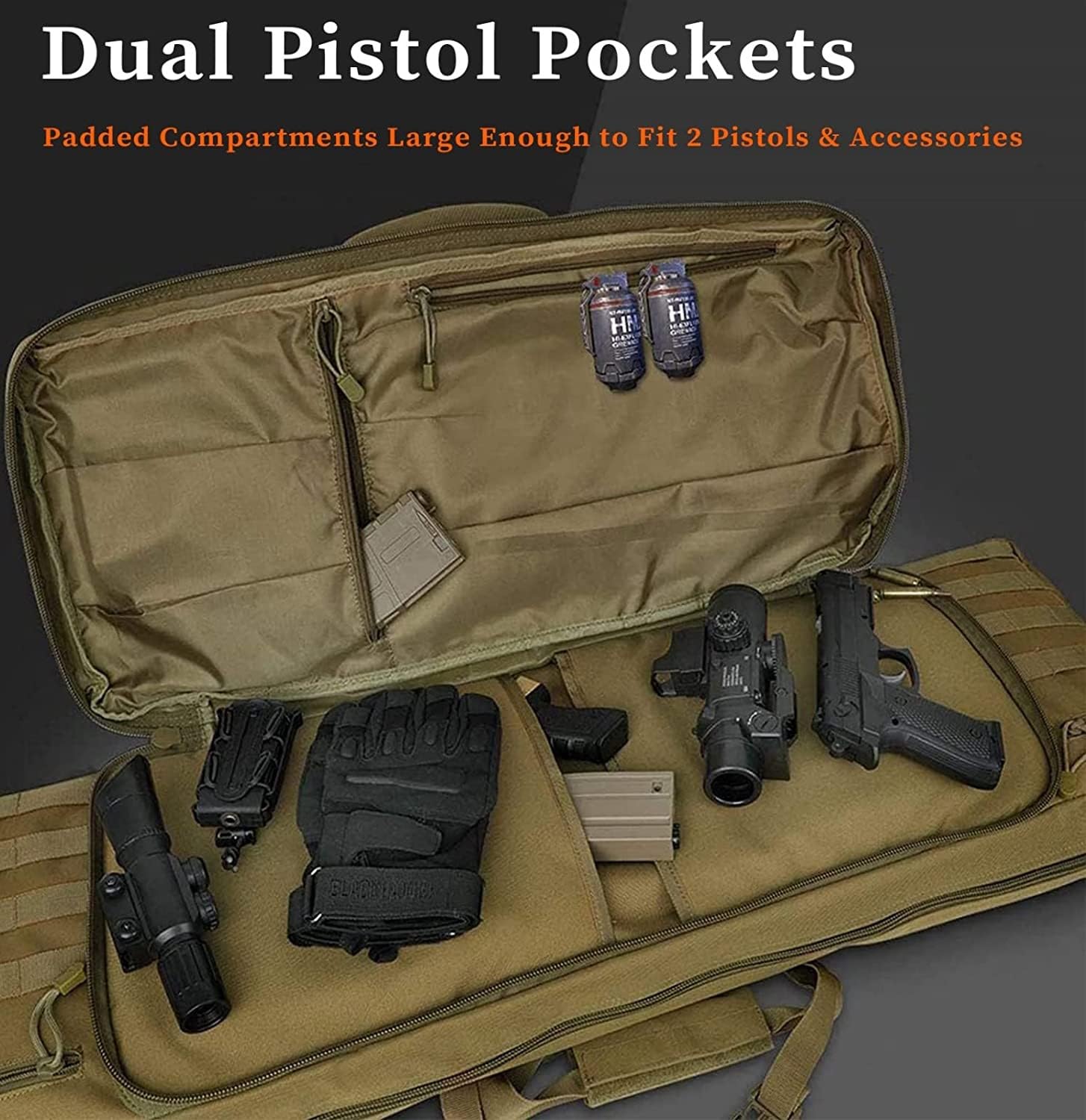 Borsa Tattica per Fucili Custodia,Custodie Per Carabine Escursionismo Zaino Da Caccia Attrezzature Tattiche Borse Per Pesca, Caccia, Tiro Sportivo