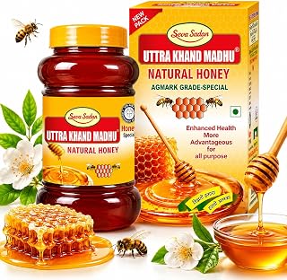 Seva Sadan Uttarakhand Madhu Natural Bee Honey 500g | Honey for Daily Use & Wellness Price In India