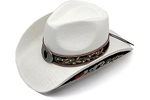 HandCrafted Real Genuine Premium Quality Leather Unisex Western Cowboy Hat