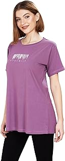 WEET Women Long Length Cotton T-Shirt Price In India