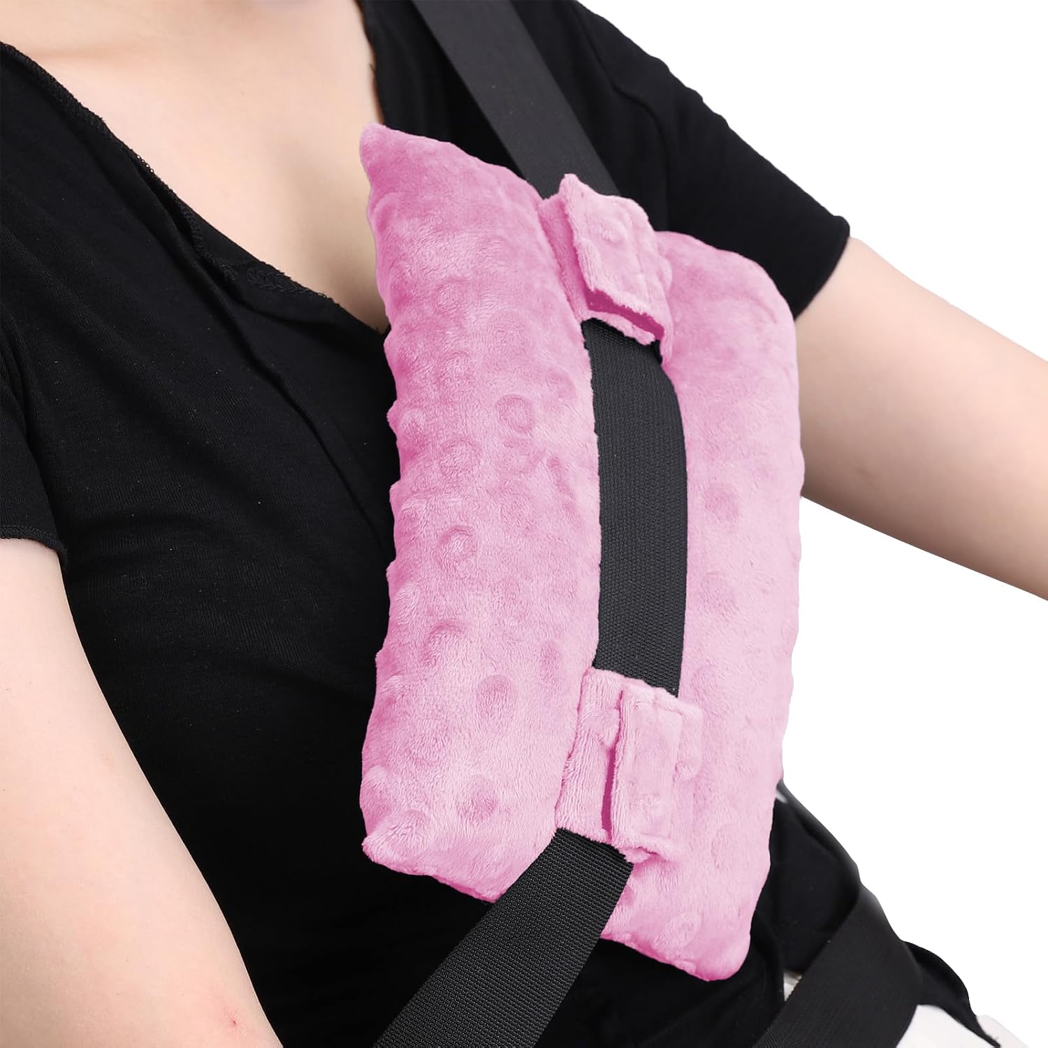 Post Surgery Seat Belt Pillow, Masterectomy Seatbelt Pillow, Hysterectomy Pillow Abdominal Surgery Seat Belt Cushion, Port Pillow, Heart Surgery Cushion, Tummy Tuck and C-Section Recovery (Dark Blue)