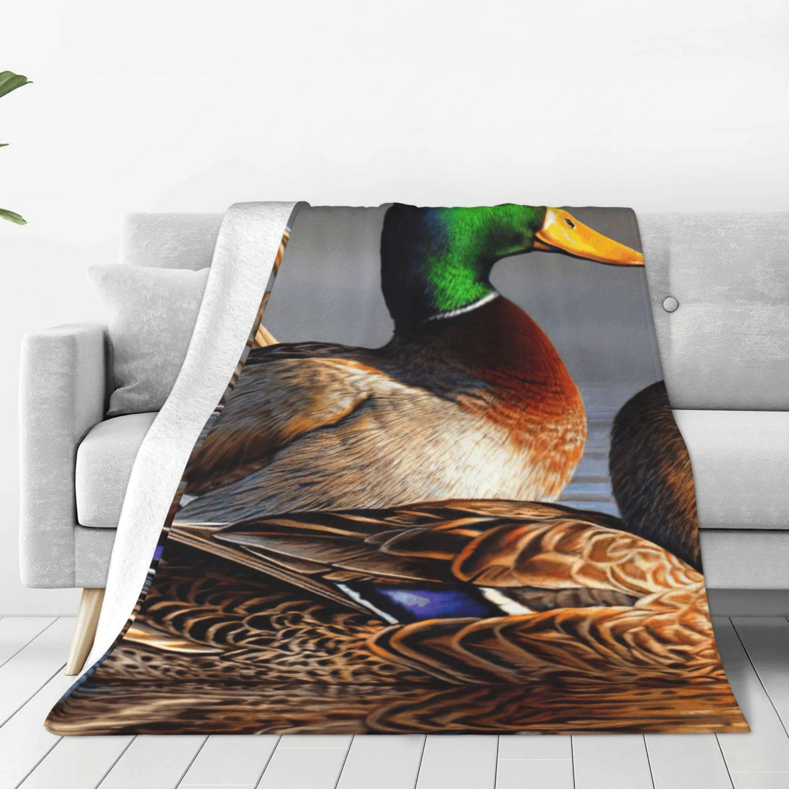 Couverture polaire colvert douce et chaude pour lit et canapé