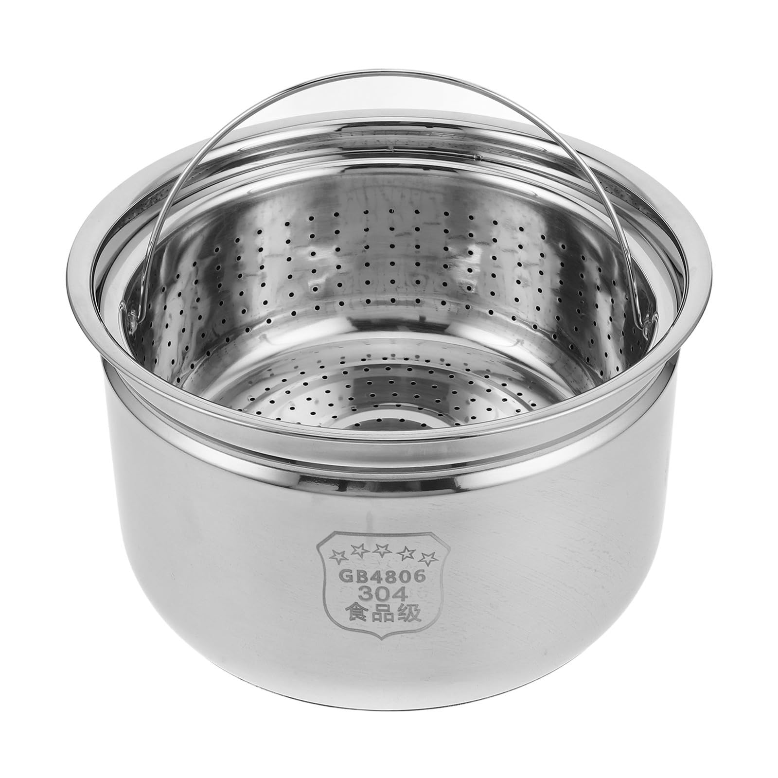 Rejilla para cocinar al vapor de acero inoxidable con revestimiento antiadherente premium
