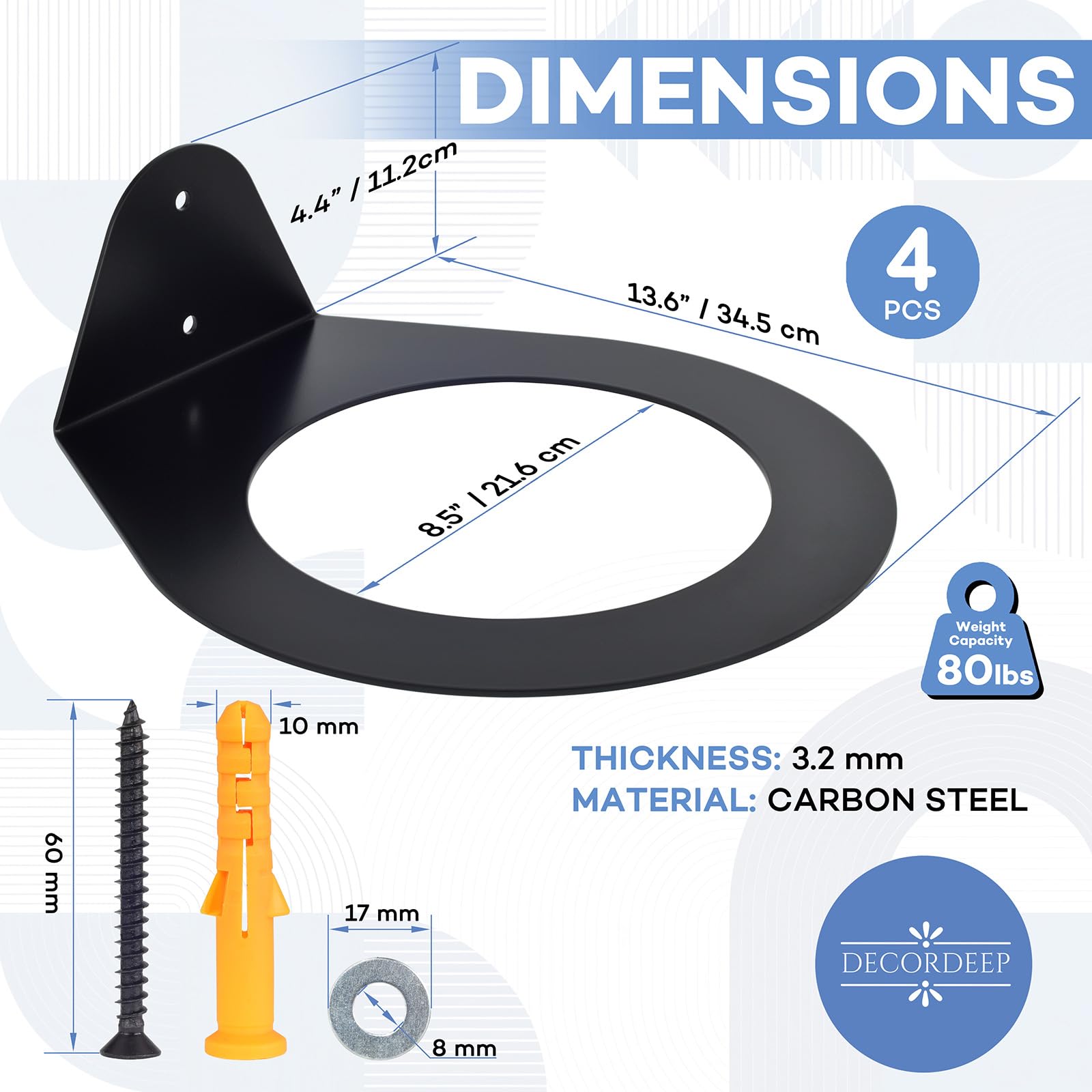 Medizinball-Halter, Wandhalterung, Slamball-Regal und Wandballhalter, robustes Mittelballregal für Zuhause, Fitnessstudio, Fitness, Aufbewahrung