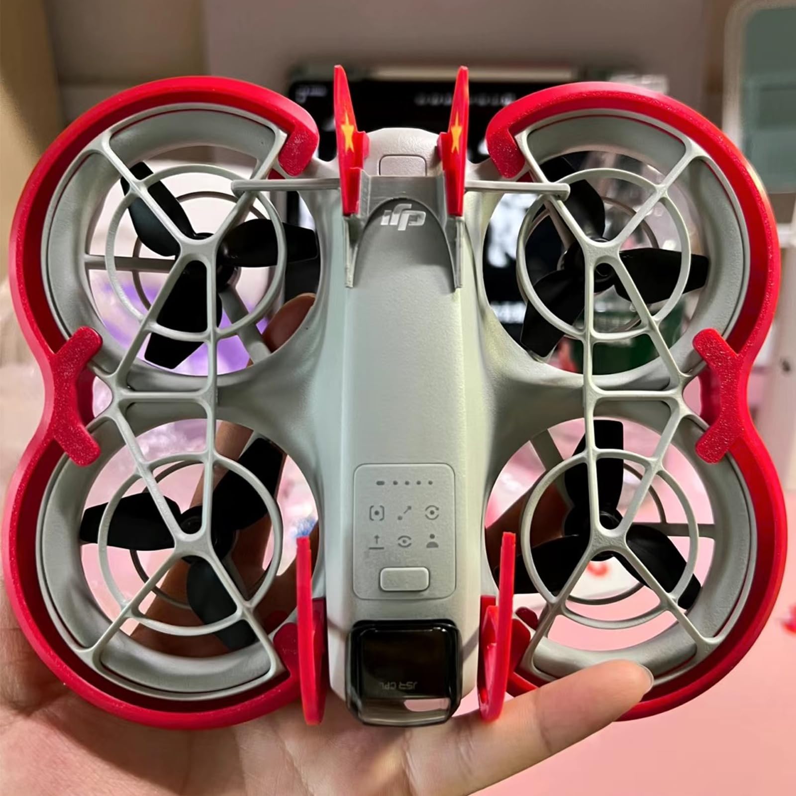 Tuvzylory NEO Beschermingsaccessoires, set van 4 voor DJI NEO drone- accessoires, propellerbeschermer vast landingsgestel gimbal bumperbeschermer vluchtstaart, drone-accessoires met snelsluiting (zwart Tuvzylory NEO Beschermingsaccessoires, set van 4 voor DJI NEO drone- accessoires, propellerbeschermer vast landingsgestel gimbal bumperbeschermer vluchtstaart, drone-accessoires met snelsluiting (zwart