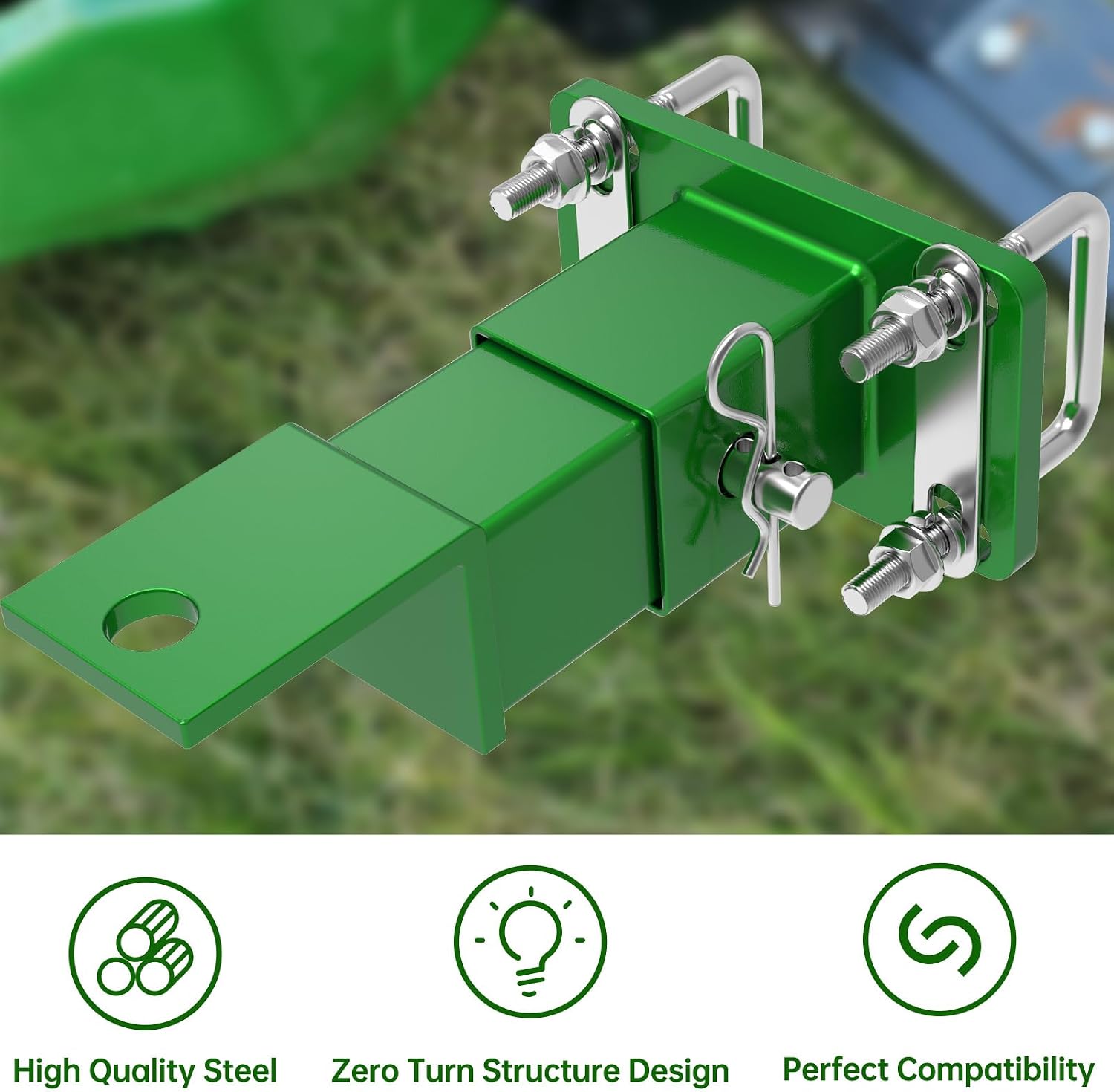 ForoGore Zero Turn Lawn Mower Hitch Rear Compatible with John Deere Rear Gas Z Trak Z224 Z225 Z245 Z425 Z445 & Z910 Z920 Z925 Z950 Z960