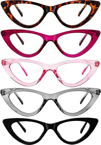 Miniatura 6 de Yogo Vision Reading Glasses Readers for Women Cateye Eyeglasses and Light Spring Hinge Frame
