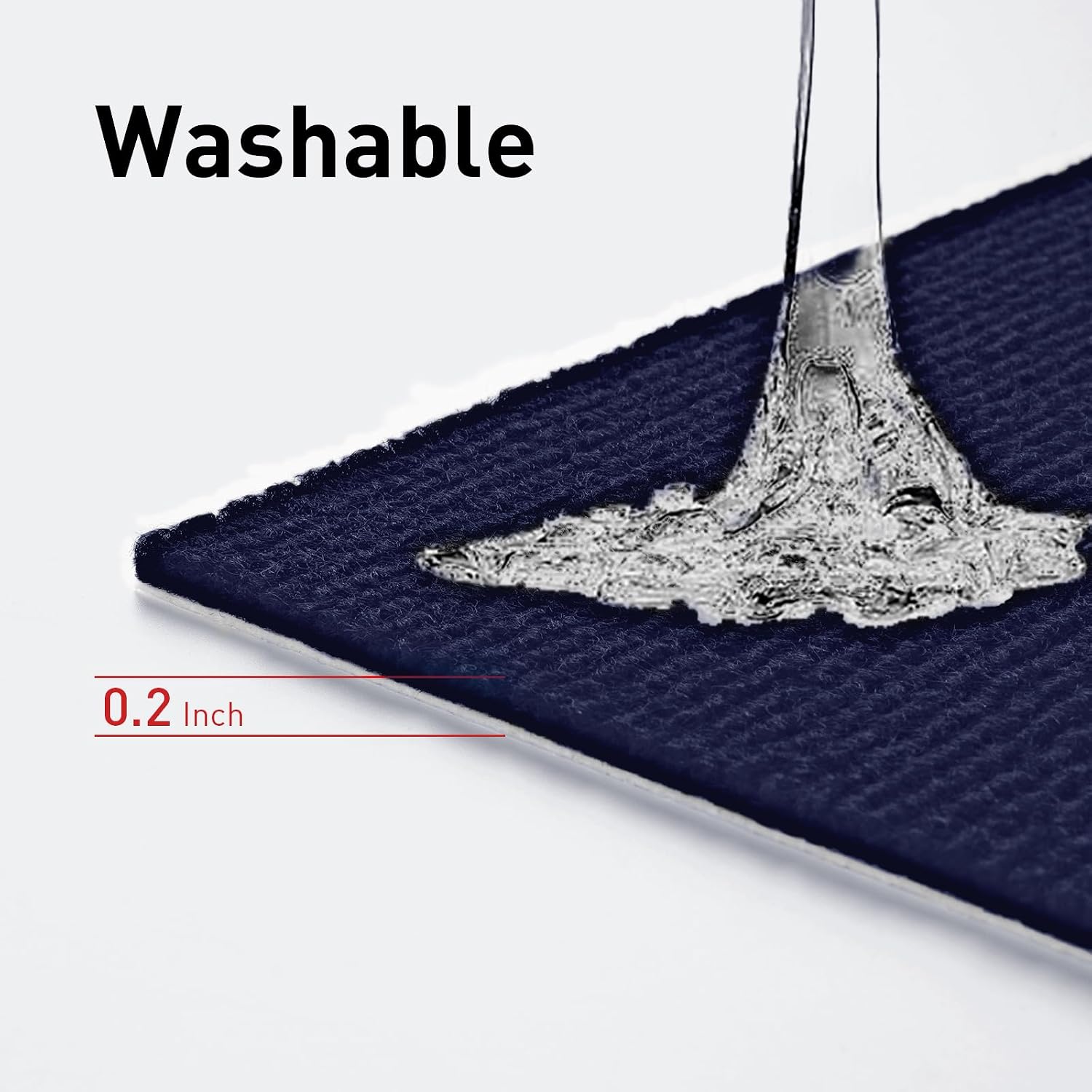 Livelynine Carpet Tiles Navy Blue 32pcs 11.8x11.8 Commercial Carpet Squares with Padding Dark Blue Carpet Tile Rug Washable Non Slip Flooring for Bedroom Living Room Basement Floor Tile Square