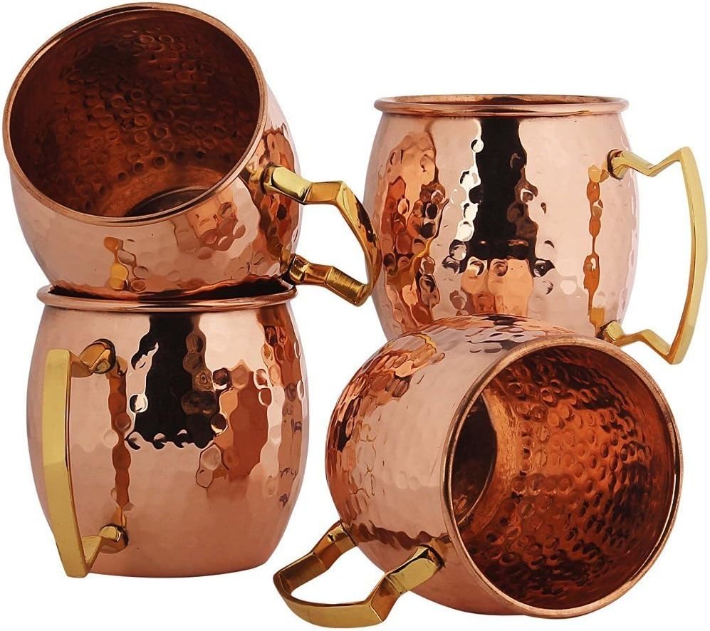 Aakrati® Luxury Moscow Mule 100% Copper Mug Cup New by Bon Bon