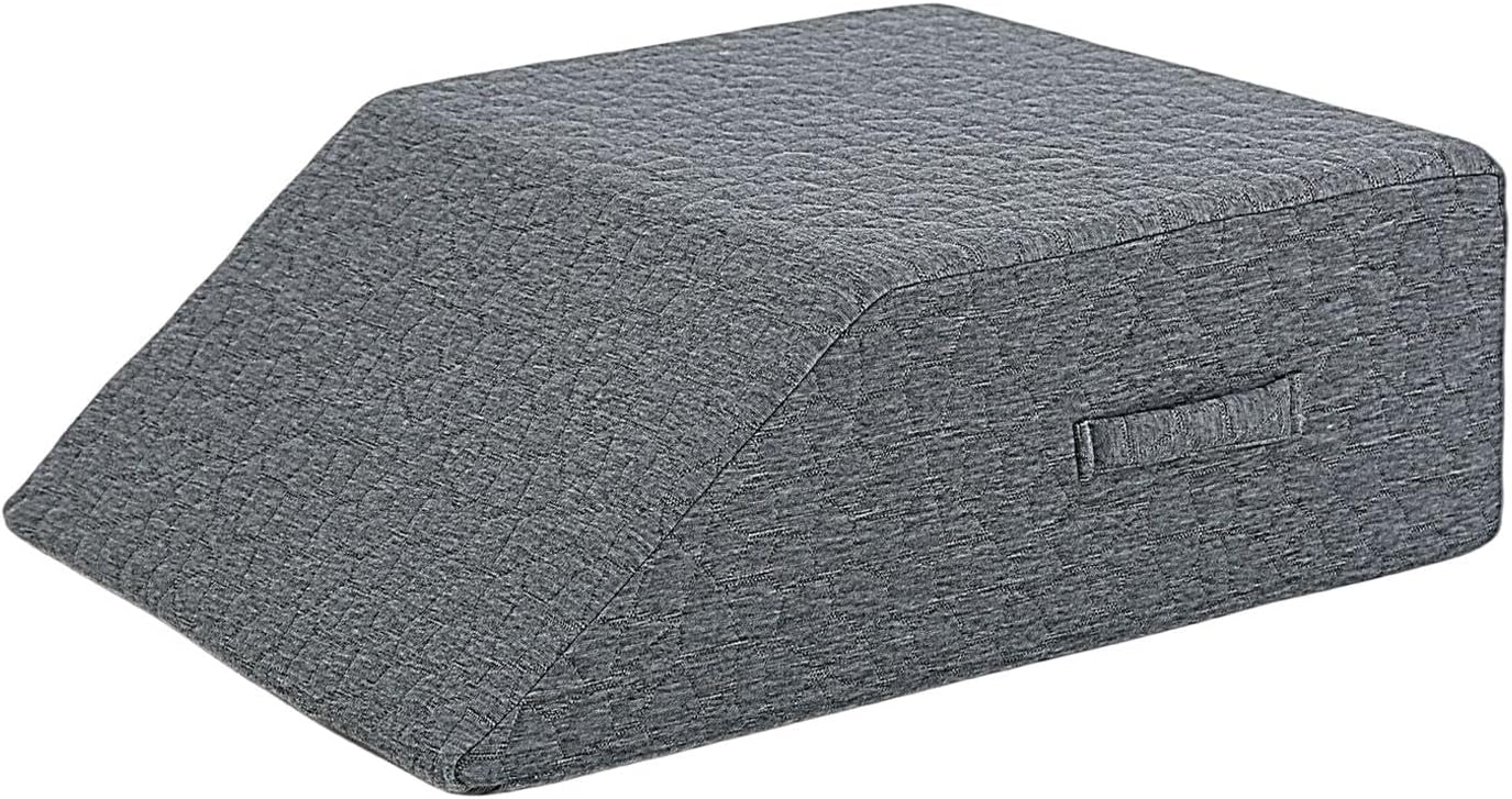 Amazon｜Czarzuiu 神様の足枕仰 【ジャパニーズデザイン】向け膝枕 仰向け枕 低反発素材 脚昇枕 足/足の圧力の速度を緩和 (グレー)｜足枕  オンライン通販 Generic 脚上げ枕、仰向け寝用足首クッション、ボディポジショナー、低反発素材、枕、脚用ウェッジ、足と膝用枕, ダークグレー