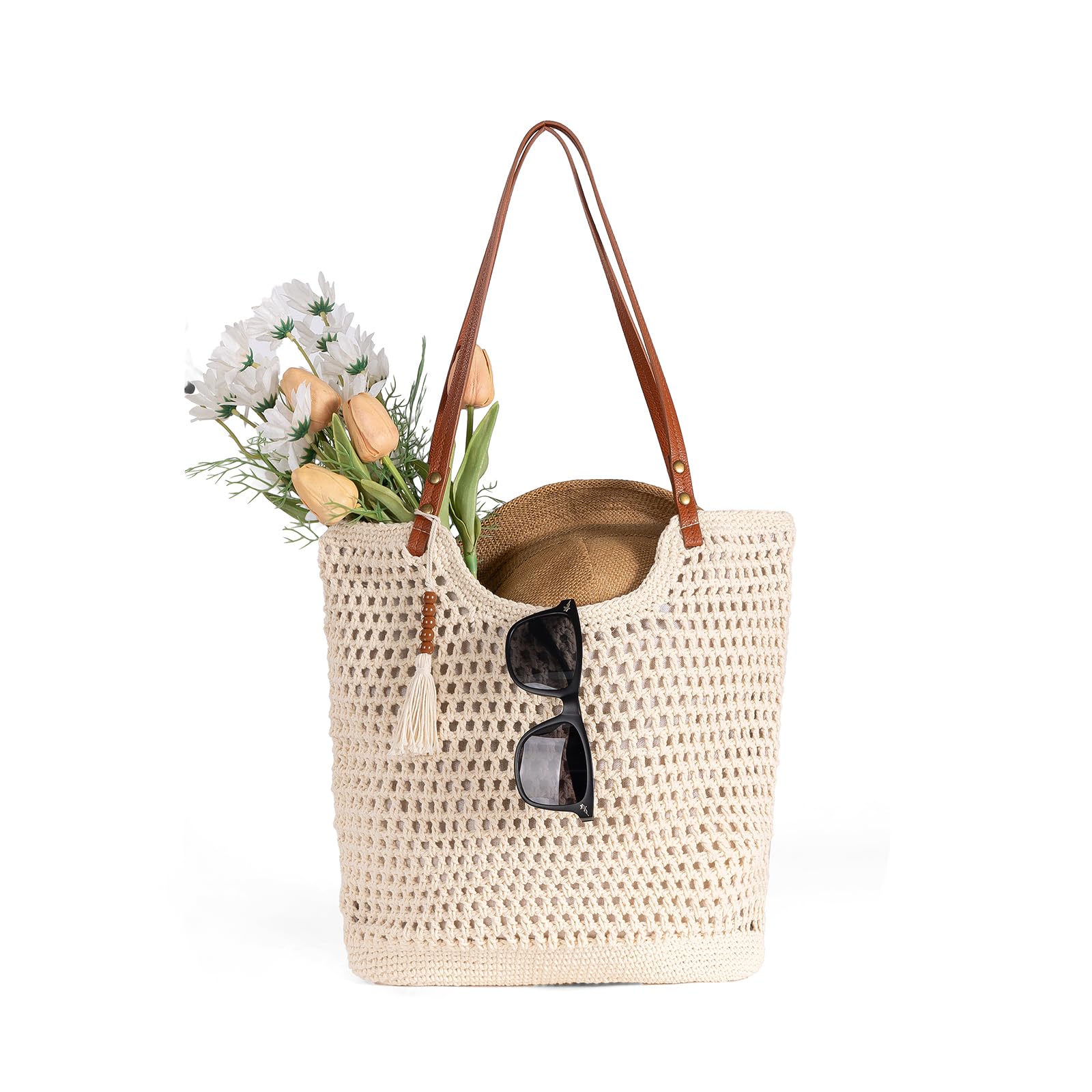 Retro vintage strandtas shopper Kreta - evere - Creatief Hergebruik