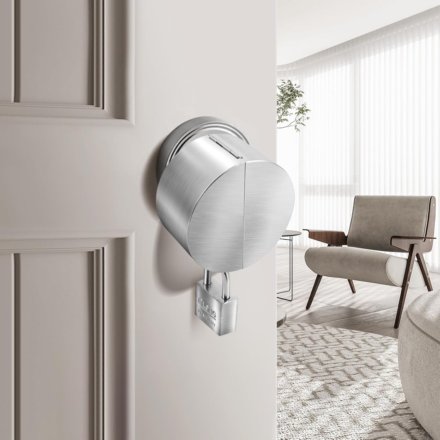 Door Knobs Lock Out Device, Doors Knob Cover, Temporary Lock Childproof Baby Proof, Kids Safety Spigot Lock Protection Doorknob Outdoor Protective Cover, Water Faucet Valve Hose Bib Without Padlock