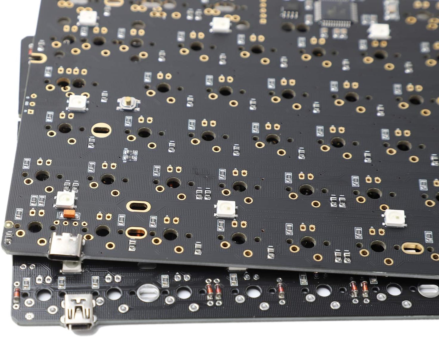 YMDK 96 PCB Support ANSI ISO for Melody 96 NYM96 YMD96 DIY Interchange RS96 AMJ96 b96 (Gold) USB-C Programmable Keyboard