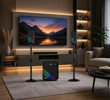 HEPU HP-TV02 2+1 Ev Sinema Sistemi – Bluetooth + USB + SD Kart + AUX + Kumandalı