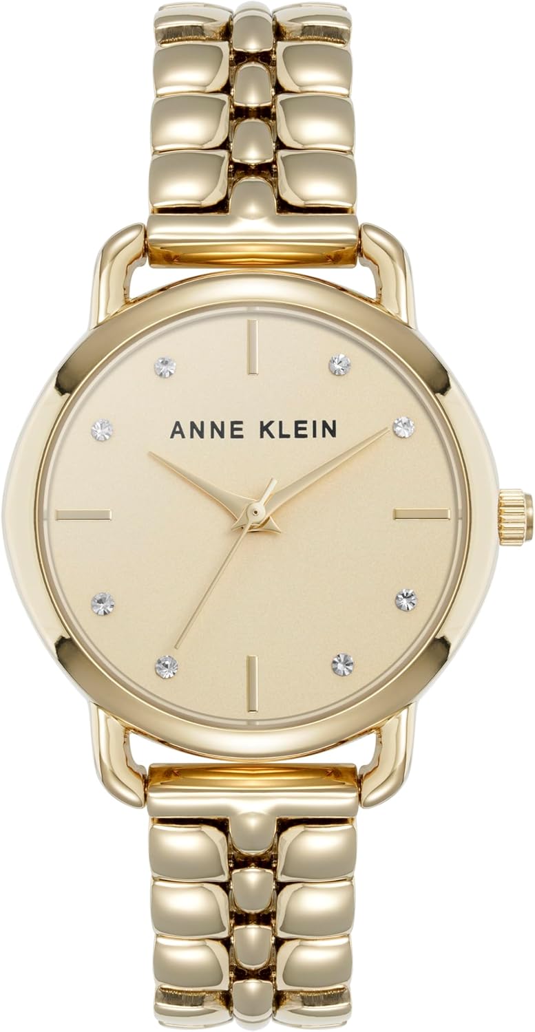 Anne Klein Women's Premium Crystal Accented Bracelet Watch